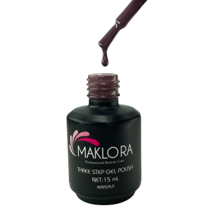 Maklora Three Step Kalıcı Oje Marsala No: 166 15 Ml,