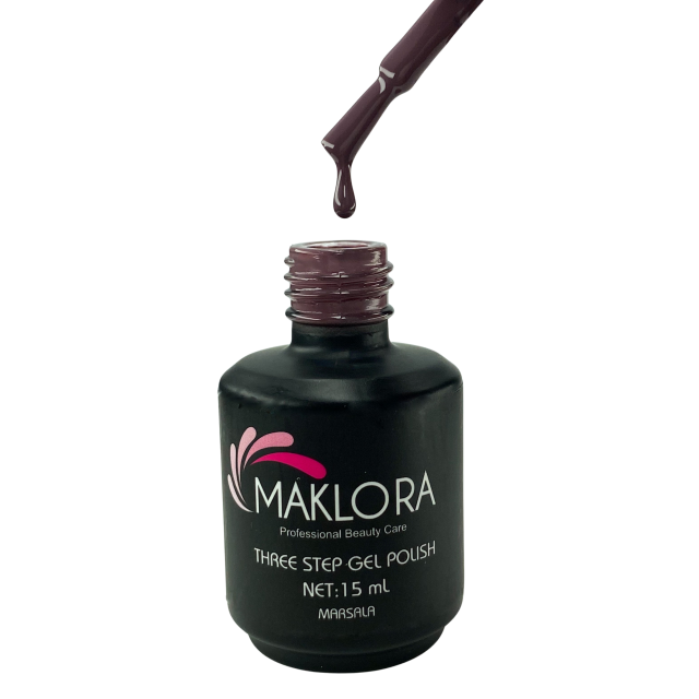 Maklora Three Step Kalıcı Oje Marsala No: 166 15 Ml, Maklora Three Step Kalıcı Oje Marsala No: 166 15 Ml,