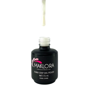 Maklora Three Step Kalıcı Oje Pearl Grain No: 350 15 Ml,