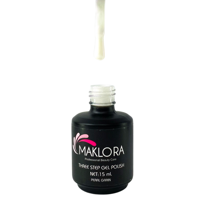 Maklora Three Step Kalıcı Oje Pearl Grain No: 350 15 Ml, Maklora Three Step Kalıcı Oje Pearl Grain No: 350 15 Ml,