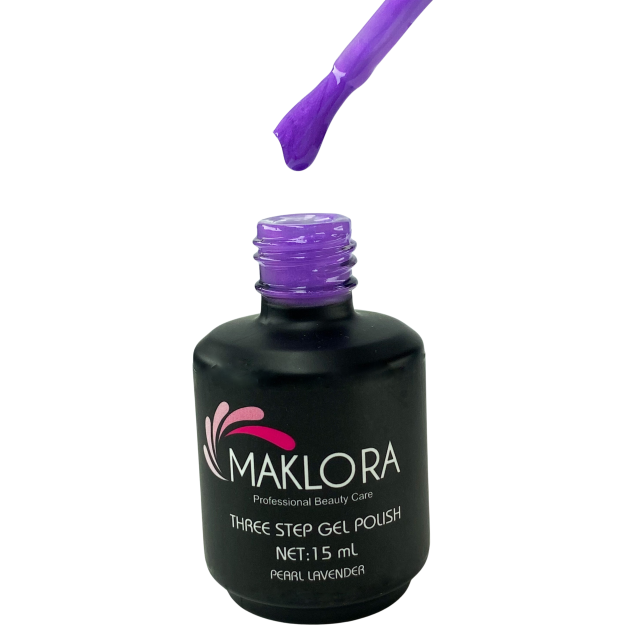 Maklora Three Step Kalıcı Oje Pearl lavender No: 355 15 Ml, Maklora Three Step Kalıcı Oje Pearl lavender No: 355 15 Ml,