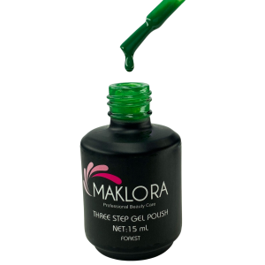 Maklora Three Step Kalıcı Oje Forest  No: 348 15 Ml,