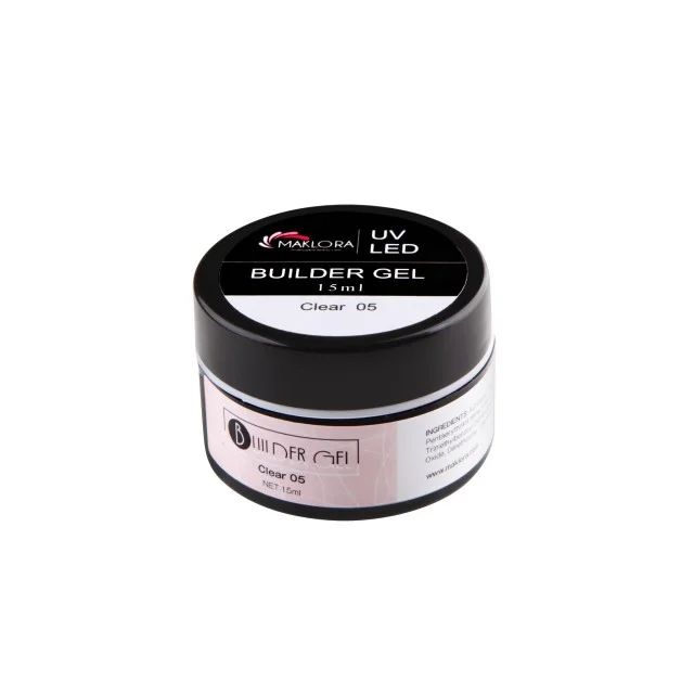 Maklora Builder Gel Clear Şeffaf Protez Tırnak Jeli15 Ml Maklora Builder Gel Clear Şeffaf Protez Tırnak Jeli15 Ml