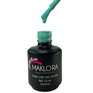 Maklora Three Step Kalıcı Oje Turquoıse No: 104 15 Ml,